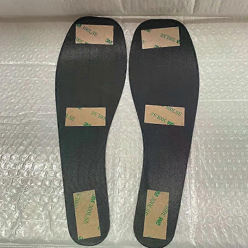 1 paio di soletta in fibra di carbonio a 15 gradi-suola per scarpe completa piastra in carbonio-cuscinetto elastico alto fascite in fibra di carbonio accessori per la corsa da uomo