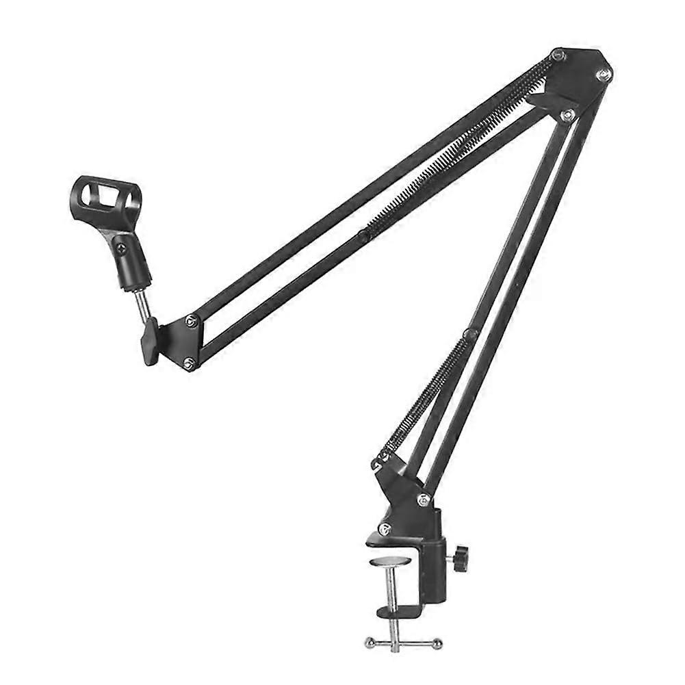 Adjustable Microphone Stand for Desk with FClamp, Suitable for Microphones with 1.75' Diameter
