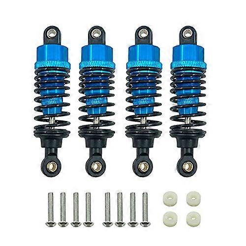 Aluminium Alloy Shock Absorber Set for TT-01 TT01 TT-02 TT02 1/10 RC Car Upgrade Parts, Blue, 4 Pieces