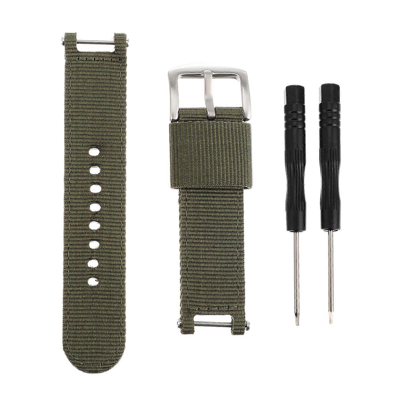 Nylon Watch Bands Watchband Assorted Color Slender Suitable for Men and Women 1Set