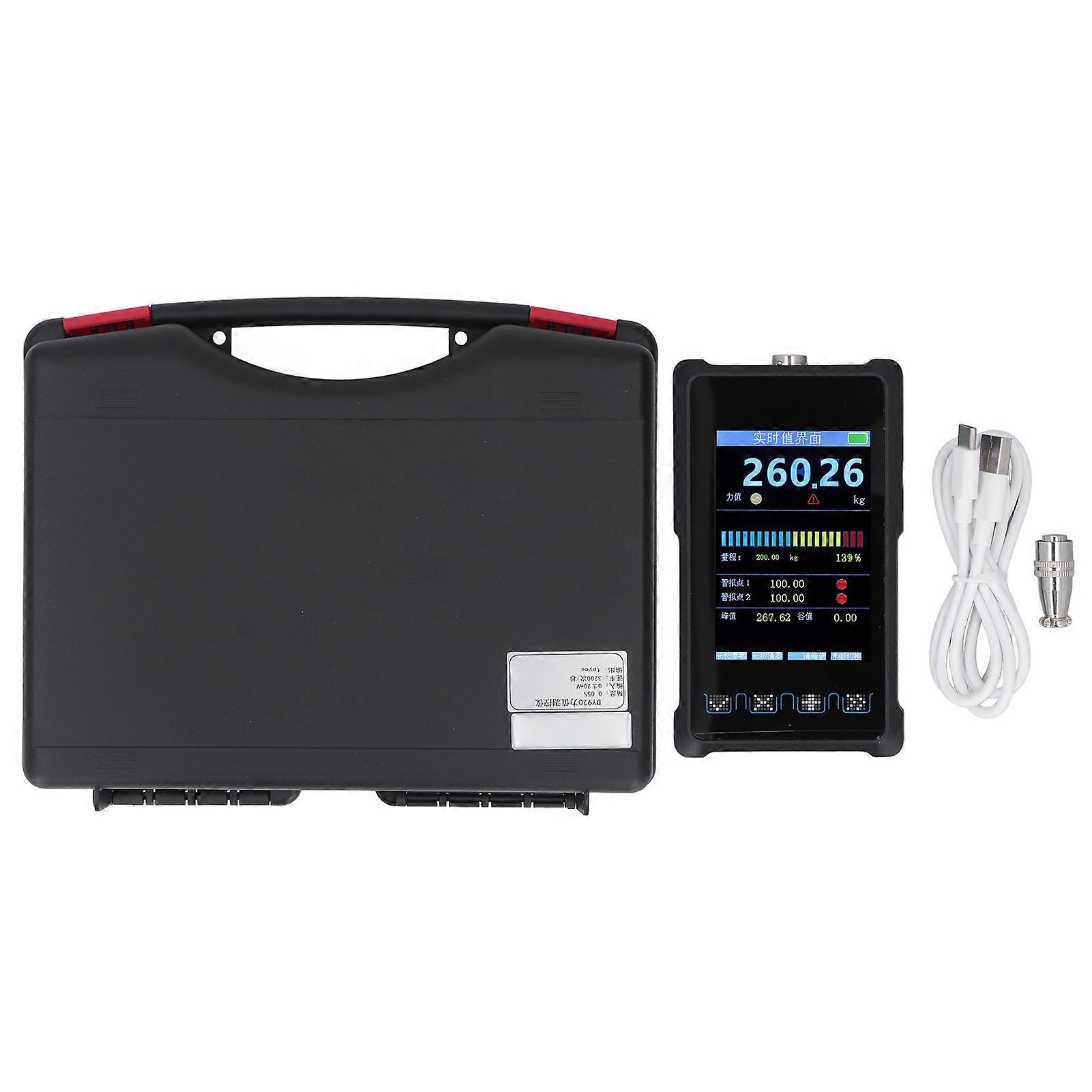 Handheld Digital Force Gauge External Sensor Automatic Calibration Push Pull Force Gauge Meter