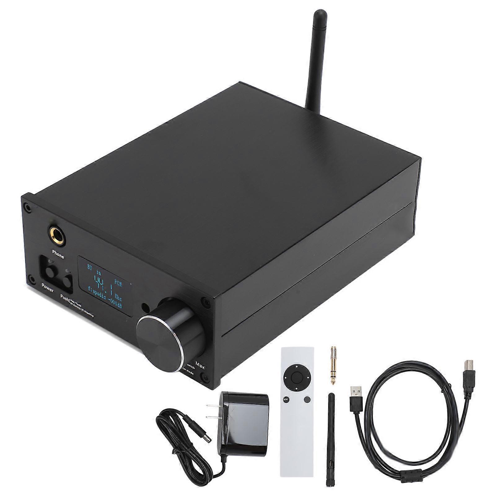 High-Performance Bluetooth Sound Decoder with LDAC, USB Power Amplifier, US Plug