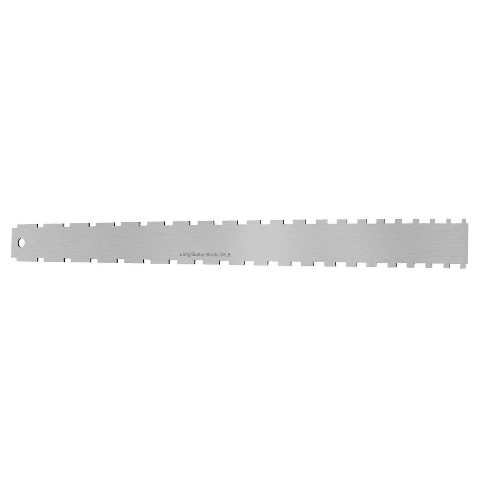 Guitar Neck Notched Straight Edge Ruler String Height Gauge Guitar Notched Radius Gauges Luthiers Measuring Tool Multicolor