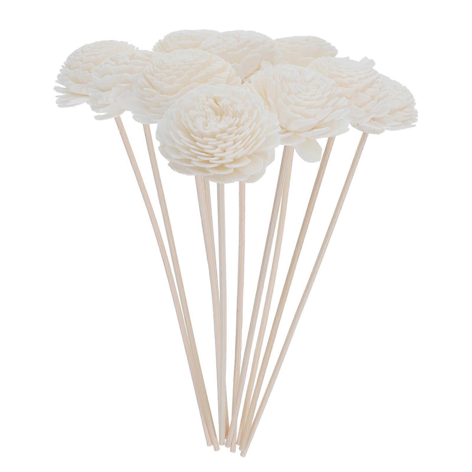 10Pcs Flower Diffuser Sticks for Aromatherapy Fragrance Oil Bottle Diffuser Rods