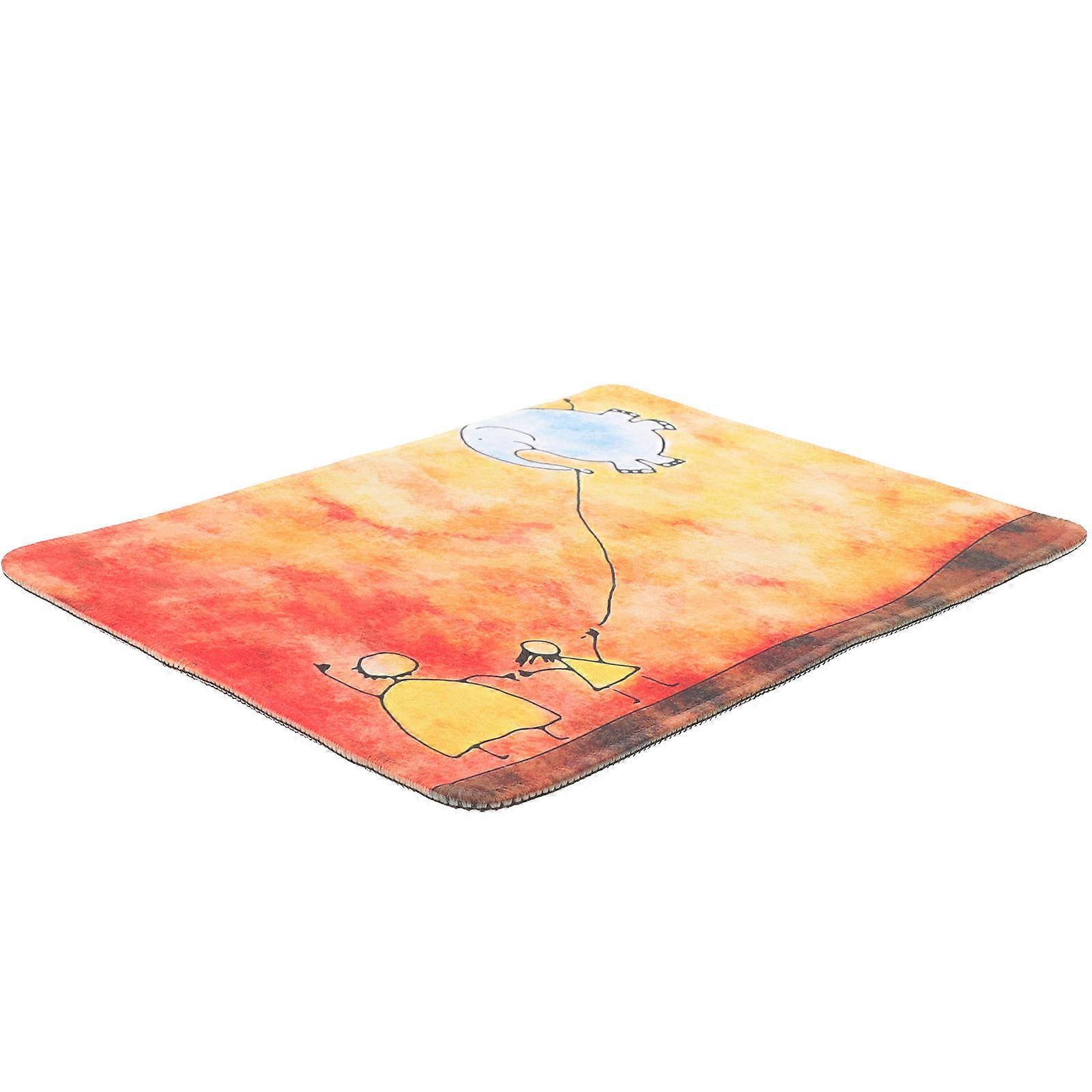 Mouse Pad Cartoon Pattern Anti-Skid Mat for Home Use Rectangle Design