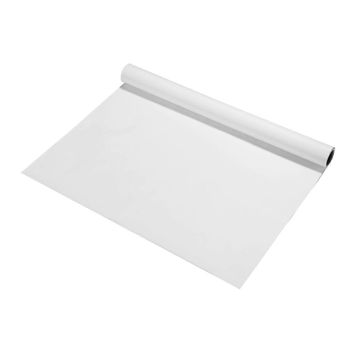 White Drawing Paper Roll For Painting Smooth Surface pH Neutral Resists Yellowing 500cm X 45cm X 0.01cm 1Pack