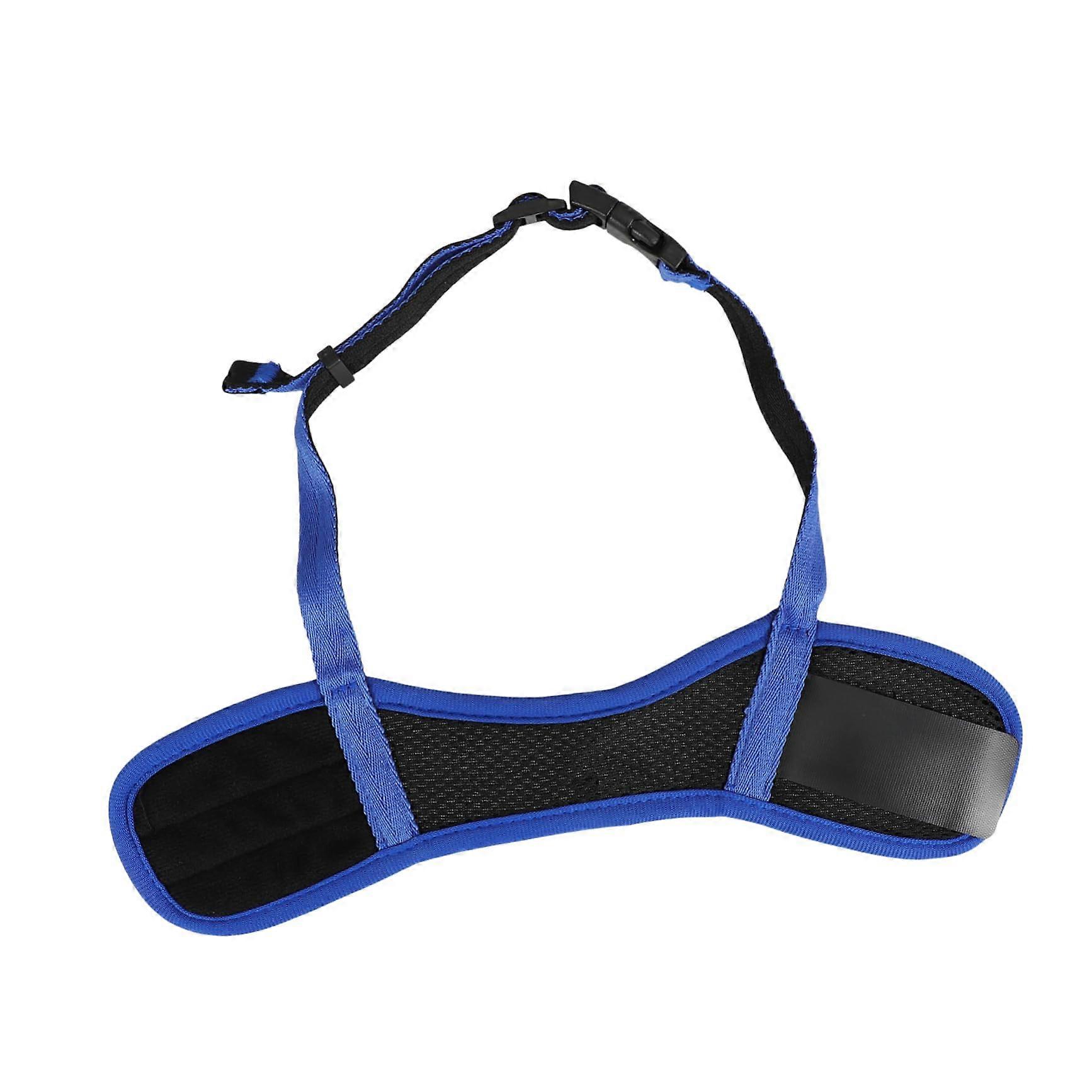 Adjustable dog muzzle made of breathable material for small dogs, protects against biting and eating, durable and easy to clean.