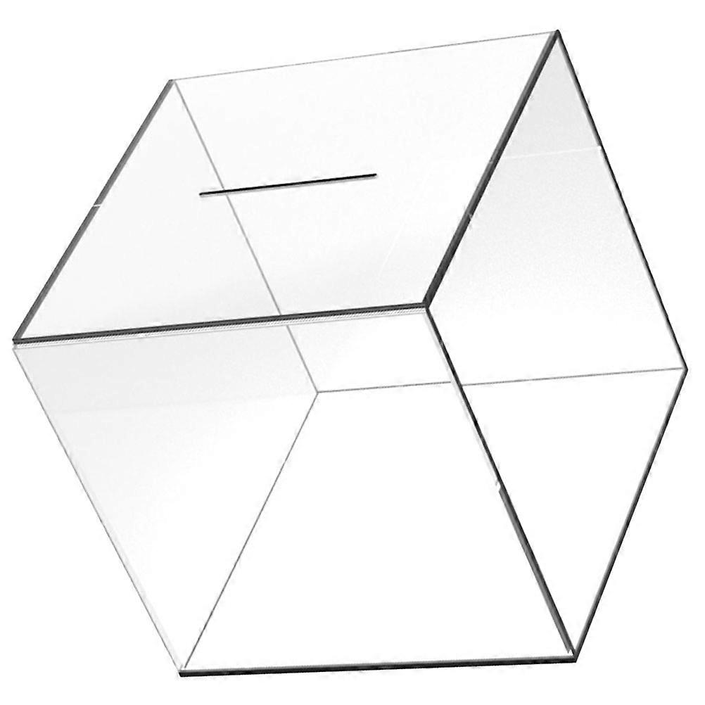 Transparent Money Saving Container Adorable Design Piggy Bank For Kids Savings Container Daily Use 15X15X15CM 1Pack