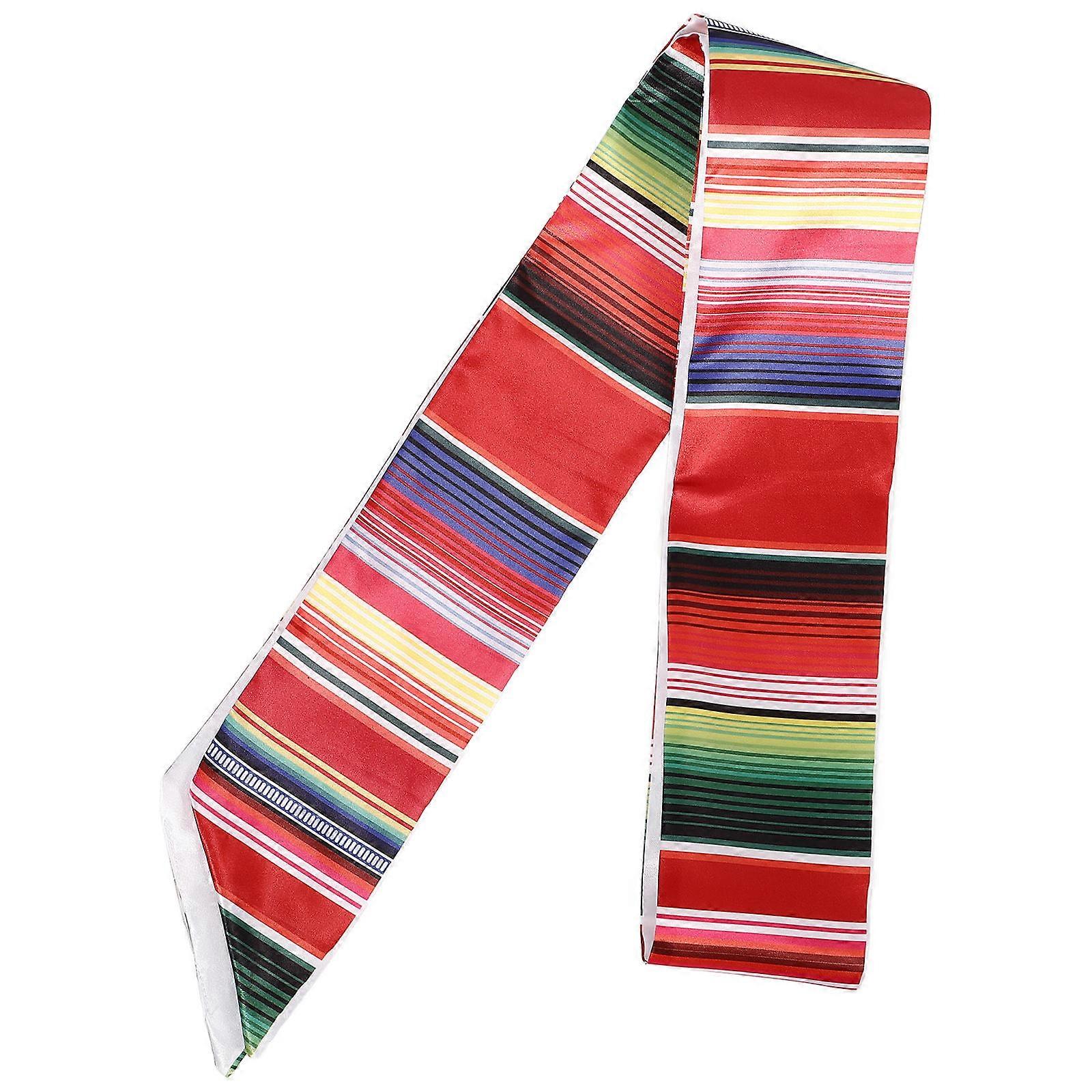 Senior Graduation Decorations Sash MultiColor Double Layer For Ceremonies 1Pack
