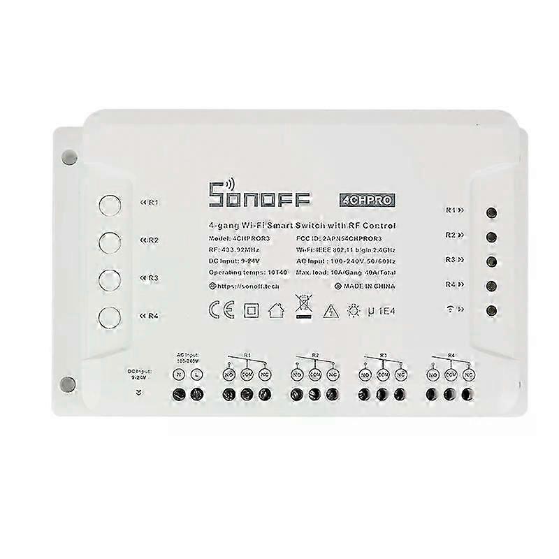 SONOFF 4CH R3/ 4CH PRO R3 Wifi Switch Modul 4 Gang Wi-Fi DIY Smart Switch APP Sprachsteuerung Smart Home Funktioniert mit Alexa
