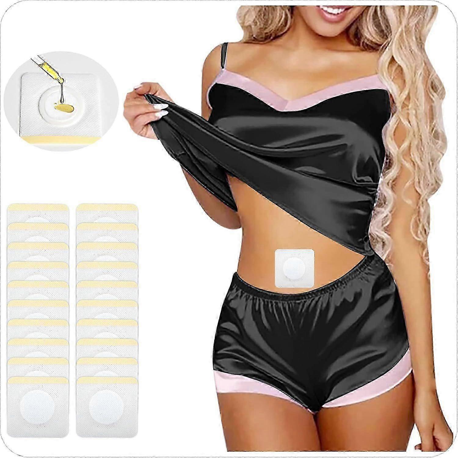 2025 Latest Model  20pcs Castor Oil Pack Wrap for Belly Button Self-Adhesive