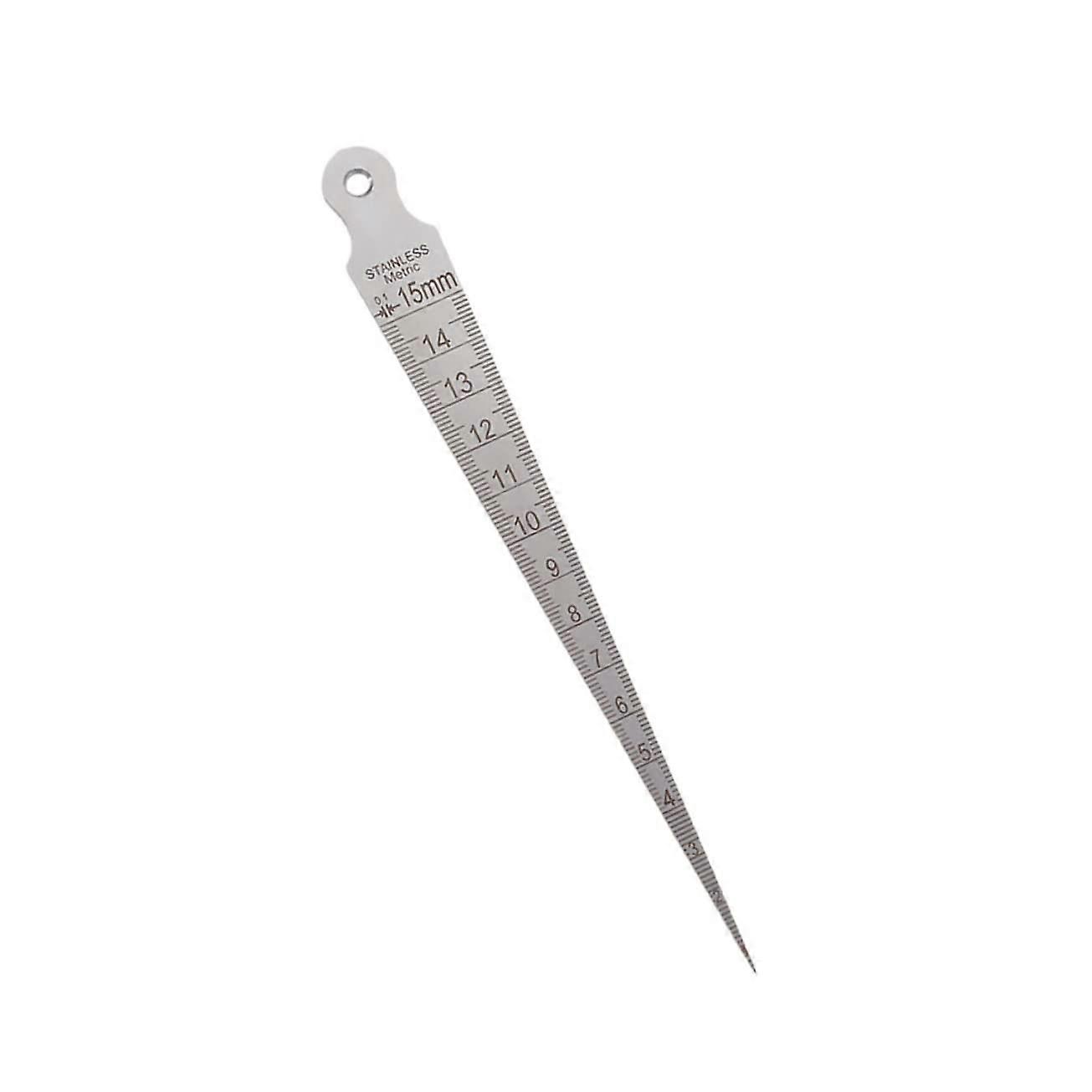 Wedge Holder Measuring Ruler Inspection Thickness Gauge For Chamfer Drilling And Welding Stainless Steel 15X1.6cm
