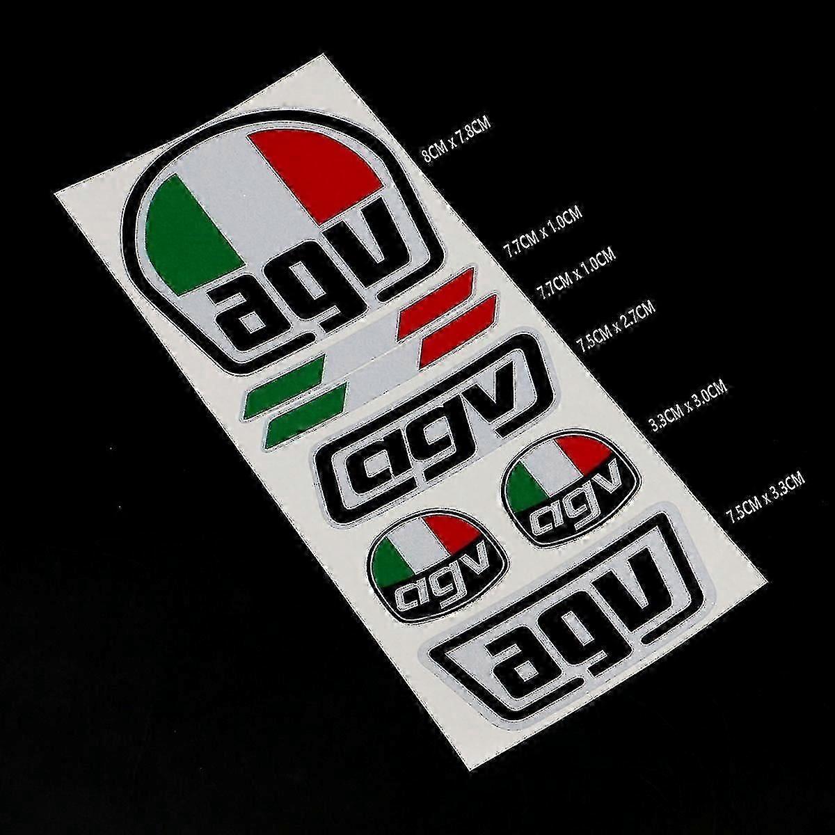 3M عاكسة للغاية ملصقات خوذة دراجة نارية يمكن لصق ملصقات قوس خاصة مناسبة ل Agv K1 K3 K5-s خوذة معدلة