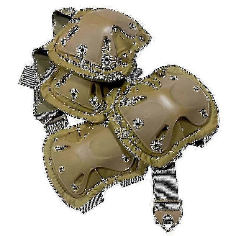 战术护膝肘护膝军用护膝陆军气枪户外运动工作狩猎滑冰