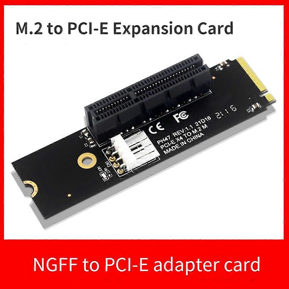NGFF M.2 to PCI-E 4X Riser Card M2 M Key to PCIe X4 Adapter