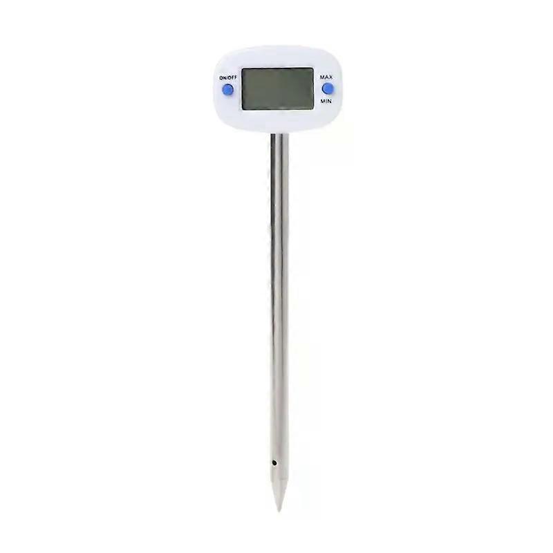 OOTDTY Digital Soil Moisture Meter Soil Thermometer Temperature Measuring Device