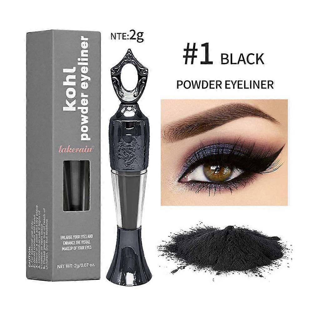 Natural Egyptian Eyeliner Hand-made Natural Eyeliner in Powder Form Long Wear Powder Eye Liner Intenses Color for Women