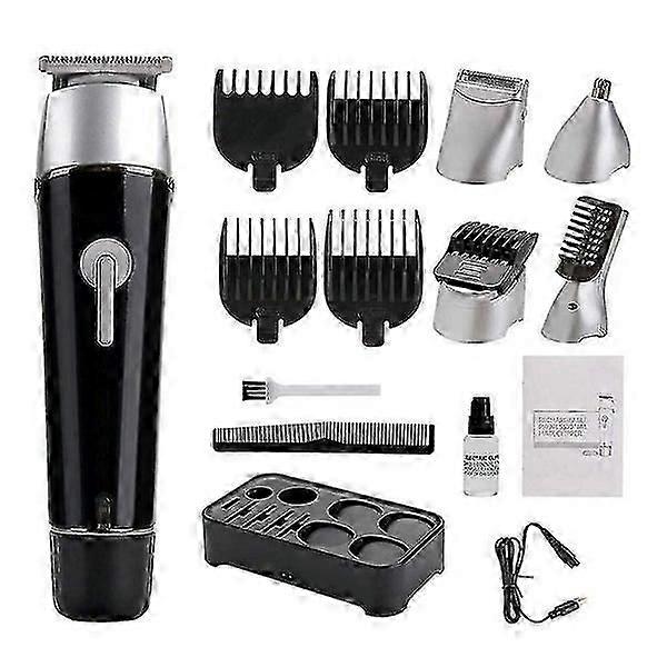 5-in-1 Multi-functional Rechargeable Cordless Electric Shaver and Beard Trimmer