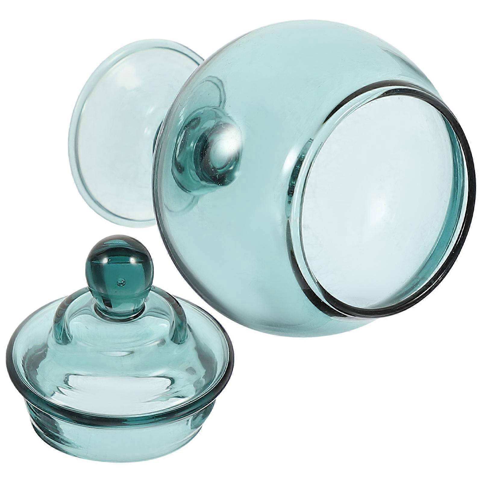 Miniature Glass Candy Jars Ideal For Terrarium Displays Designed For Hobbyists In Classic Style 1Set