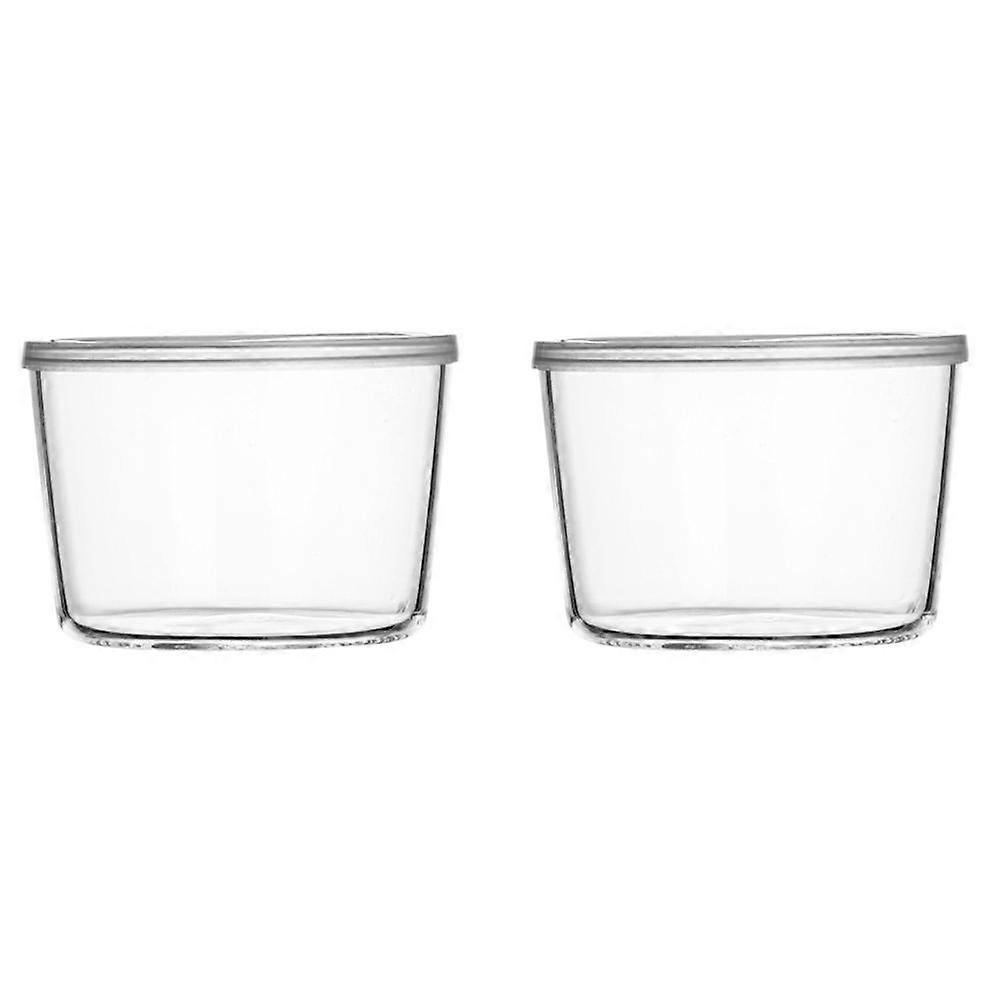 Transparent Multi-Functional Bowls Set For Home Users, Ideal For Salad, Fruit Storage And Snack Serving, 2Pcs