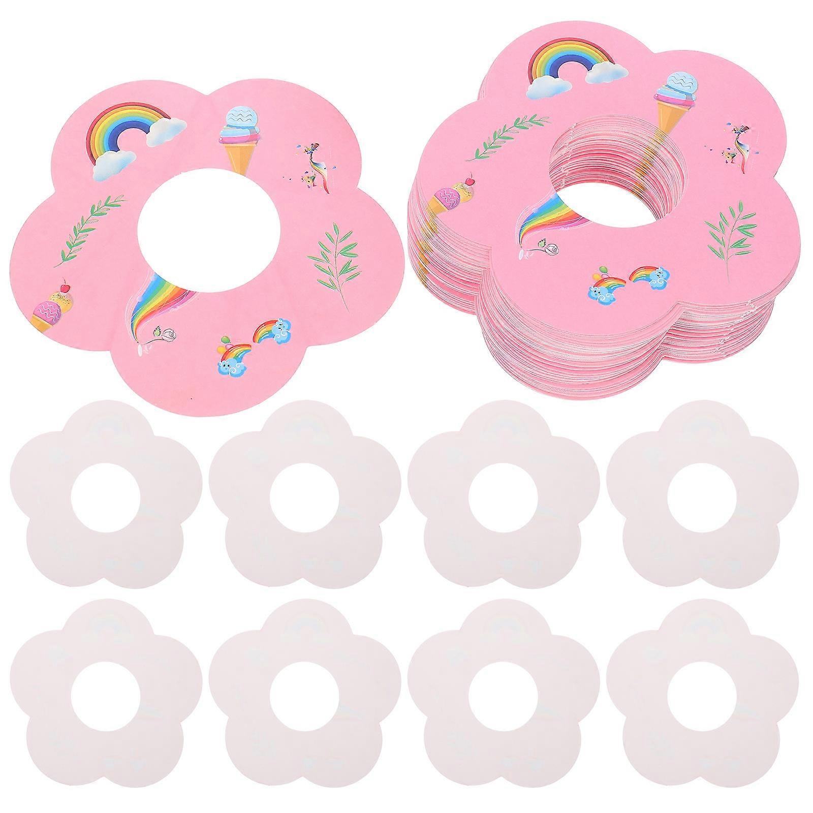 Cone Drip Catchers 100pcs Paper Holders for Popsicles, Trays for Ice Pop Decoration and Clean Hands Enjoyment