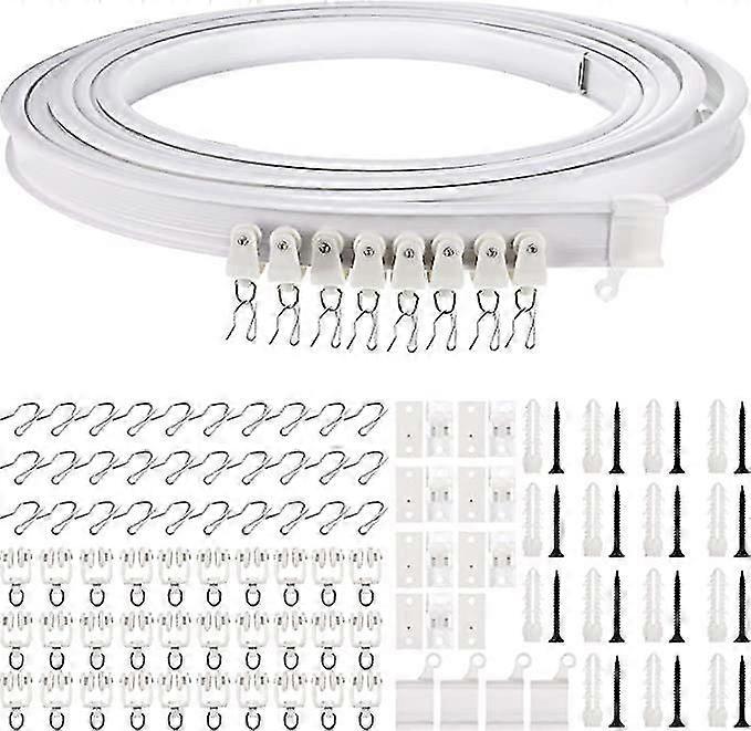 Curtain Track Set 5m Bendable Window Rod Track