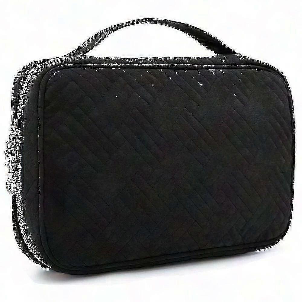 ポータブルトラベルジュエリーオーガナイザーケース - ネックレスリングイヤリング用コンパクトジュエリー収納バッグ