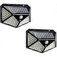 100LED Solar Lamp IP65 Waterproof Outdoor - 2 Pack