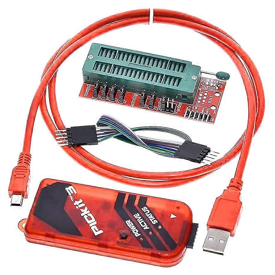PICKIT3 PIC Kit3 Emulator And Programmer USB Cable Dupont Wire For Developing Programs And Debugging PC Software