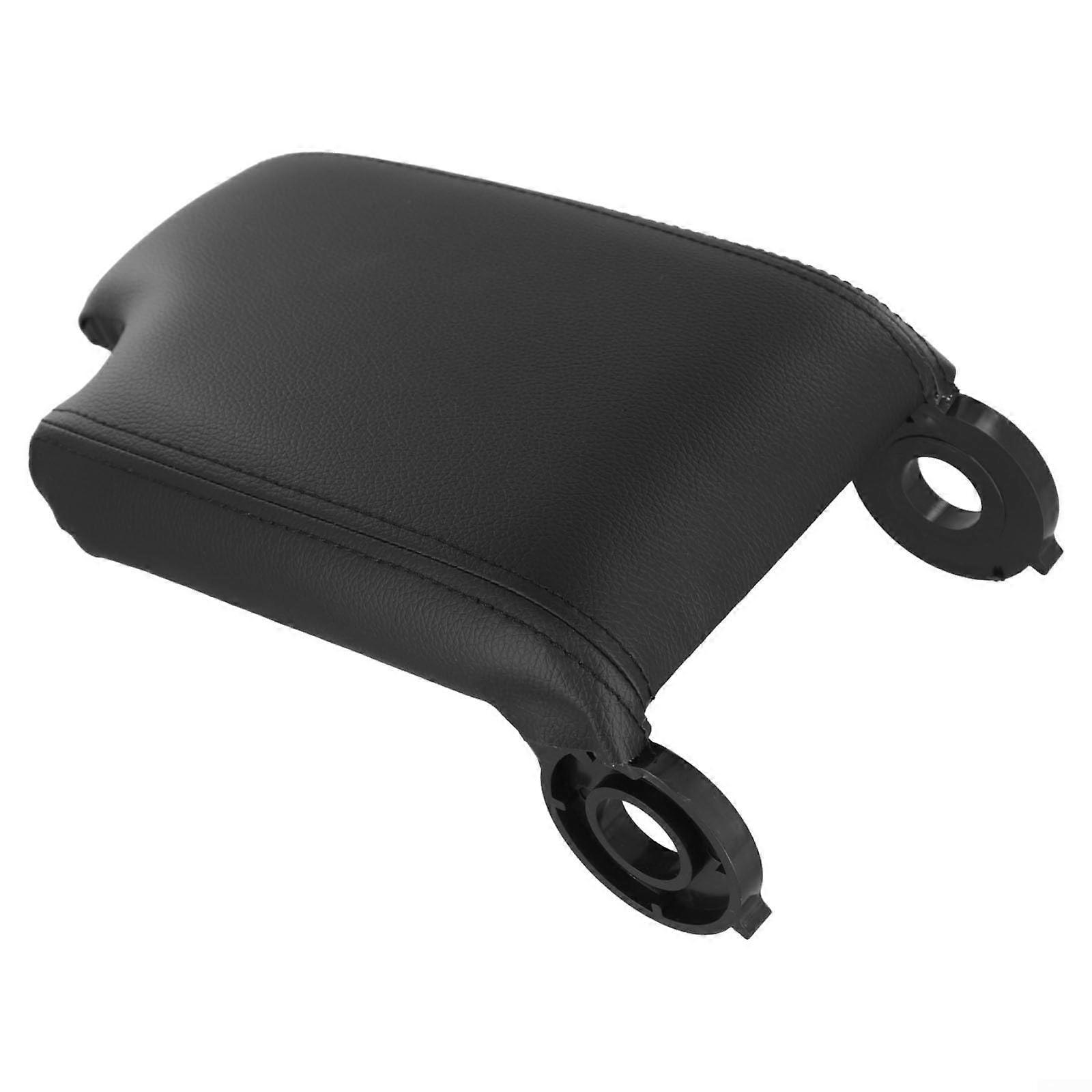 Center console storage compartment lid compatible with BMW E46 models 19992004,   leather design'