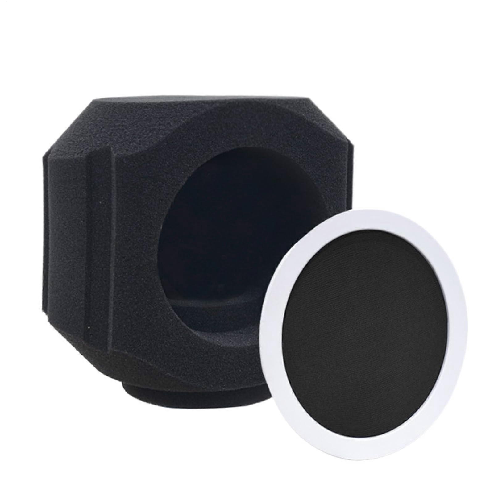 Microphone Sound Isolation Shield Reflection Filter for Recording Studios