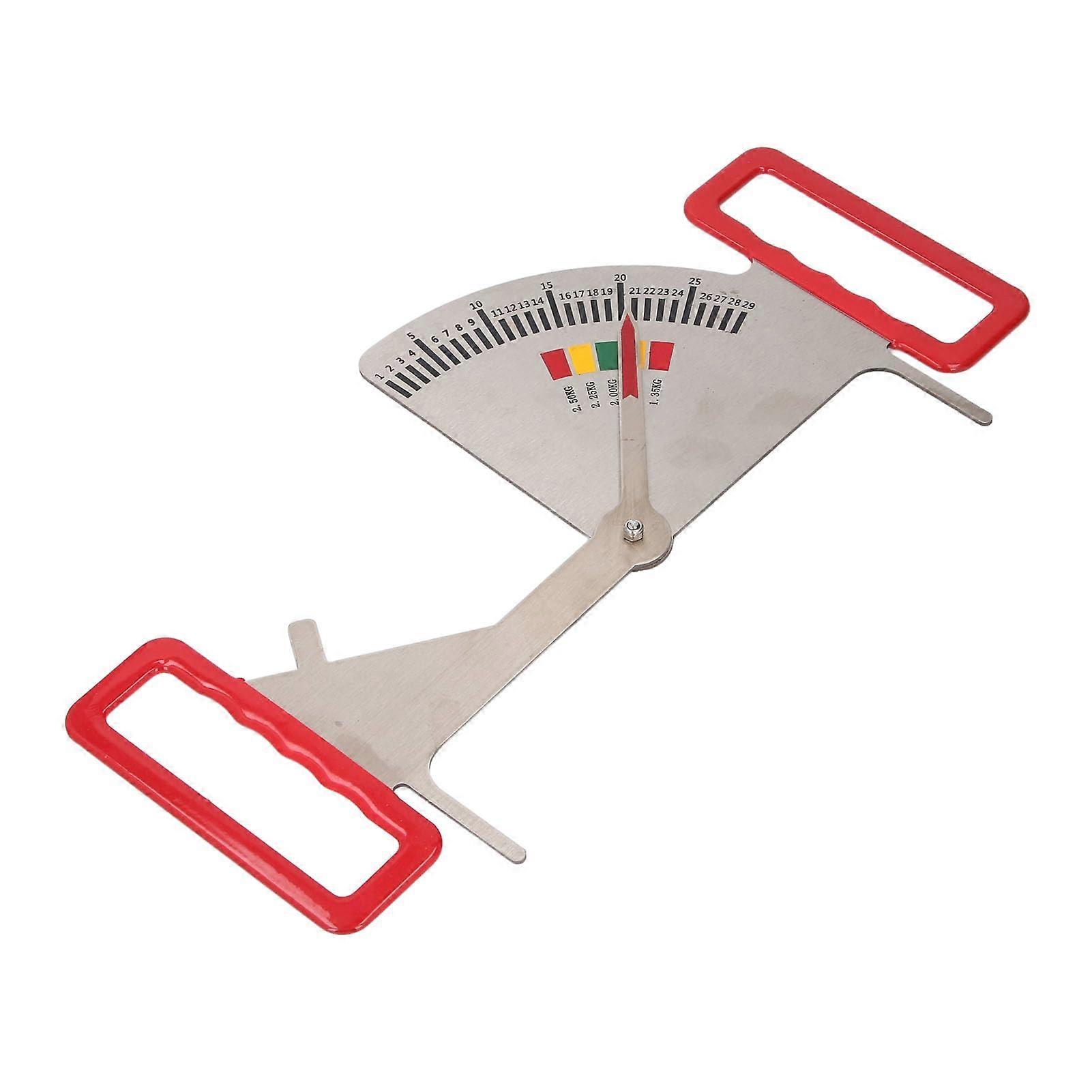 Stainless Steel Feeding Management Ruler, Accurate Backfat Caliper for Pregnant Sows with 5 Measurement Intervals for Agricultural Use