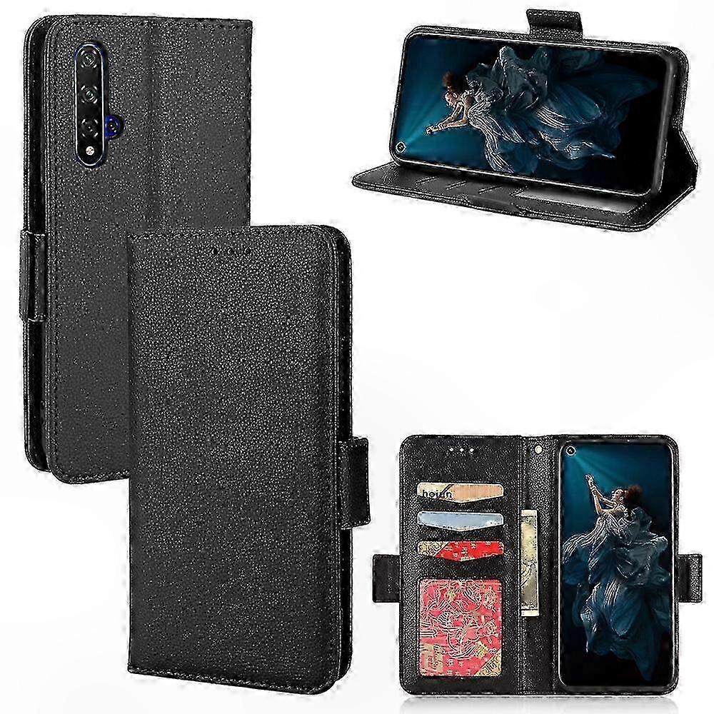 Leather Flip Case with Card Slots and Magnetic Closure for Huawei Nova 5T Wallet Cover-Compatible with Huawei Nova 5T