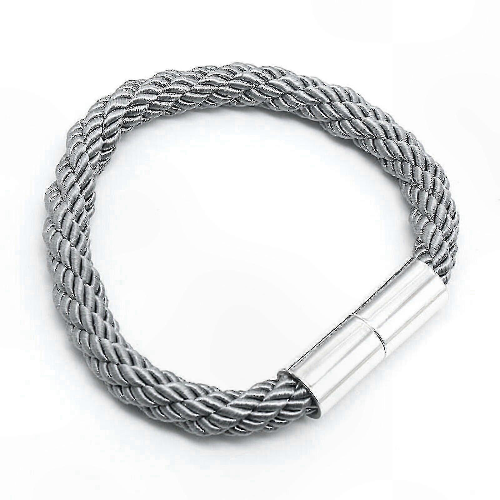 Magnetic Curtain Tiebacks for Home, 50cm Grey Window Strap Holders