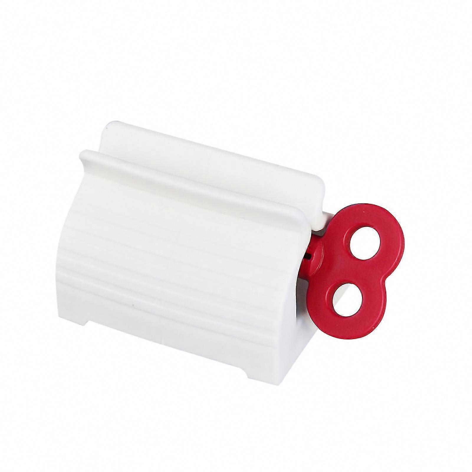 Manual Toothpaste Tube Squeezer Roller for Bathroom - Red Toothpaste Tube Roller