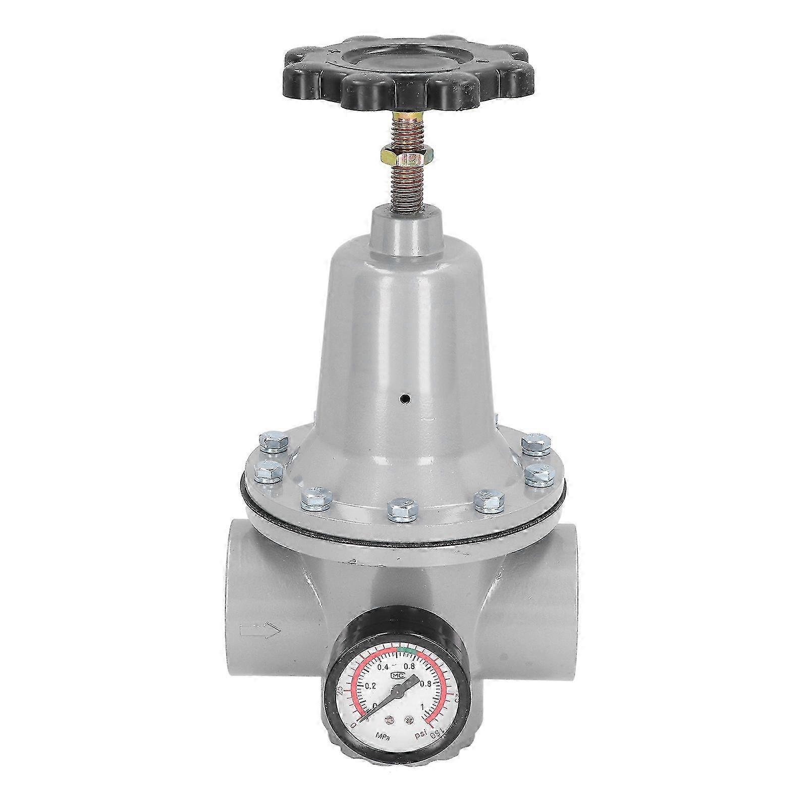 Aluminium Alloy Air Compressor Regulator with Pressure Gauge - 0.1 to 0.8 MPa Range