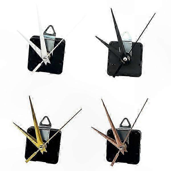 4-Pack Clock Movement Kits with Replaceable Mechanisms for Clock Repair