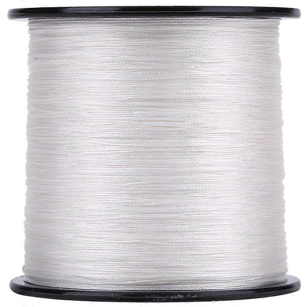 500m PE Braided 4 Strands Super Strong Fishing Lines Multi filament Fish Rope Cord White (2)