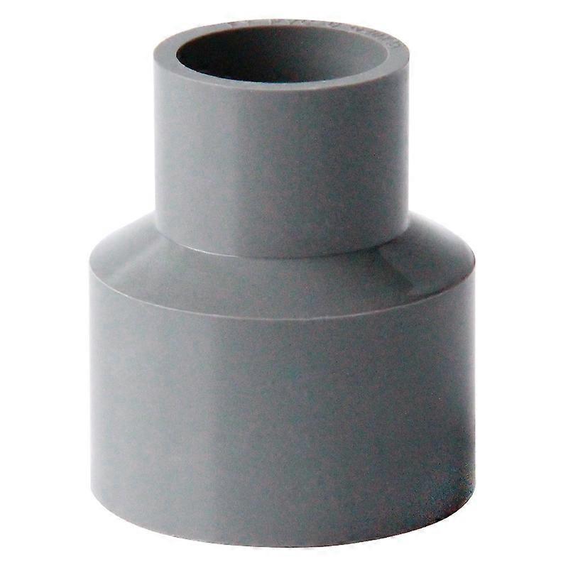Sourcing map 75mm x 50mm PVC Pipe Reducer Fitting Coupling Hub by Hub Grey，Lilaris