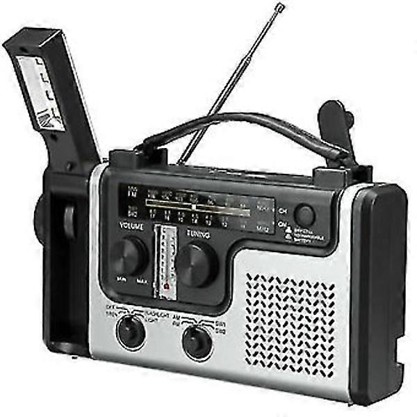 Outdoor Functal Solar Radio Portable Fm / Am Radio Built-in Ser Led F