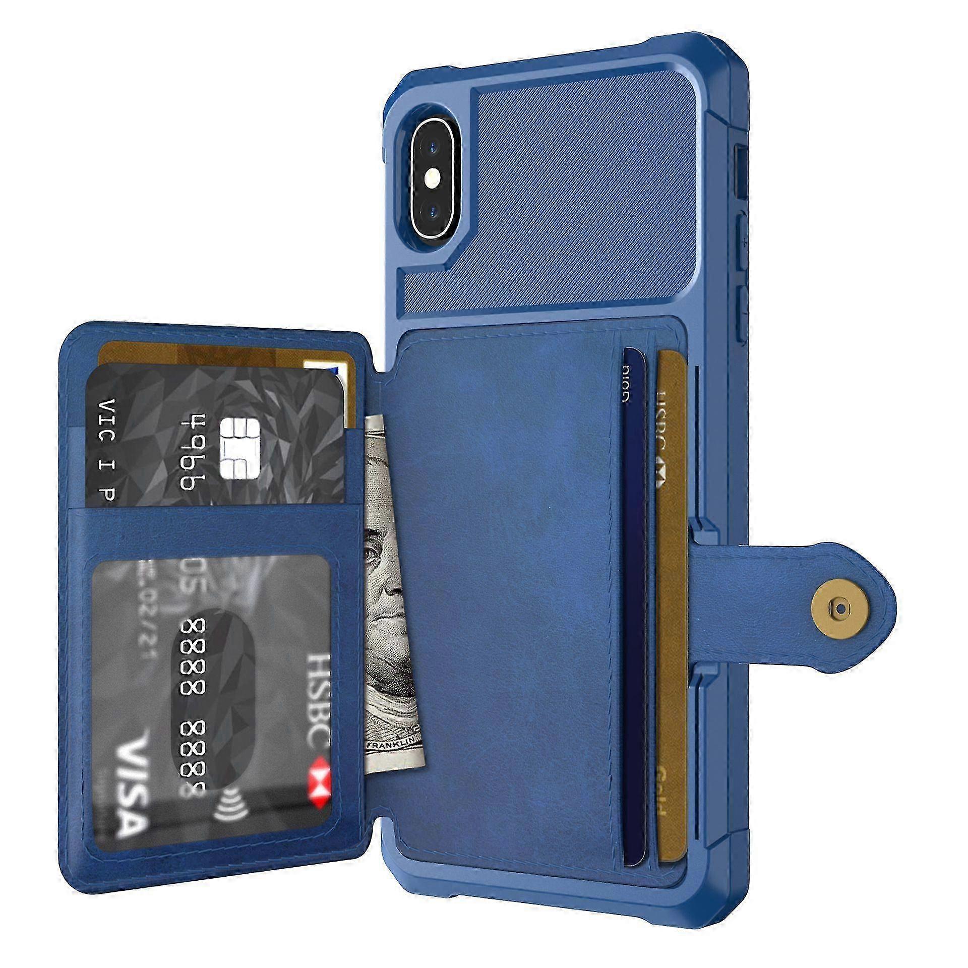 for iPhone 12 Pro Max with Card Holders, Lightweight Slim Leather iPhone Wallet Case