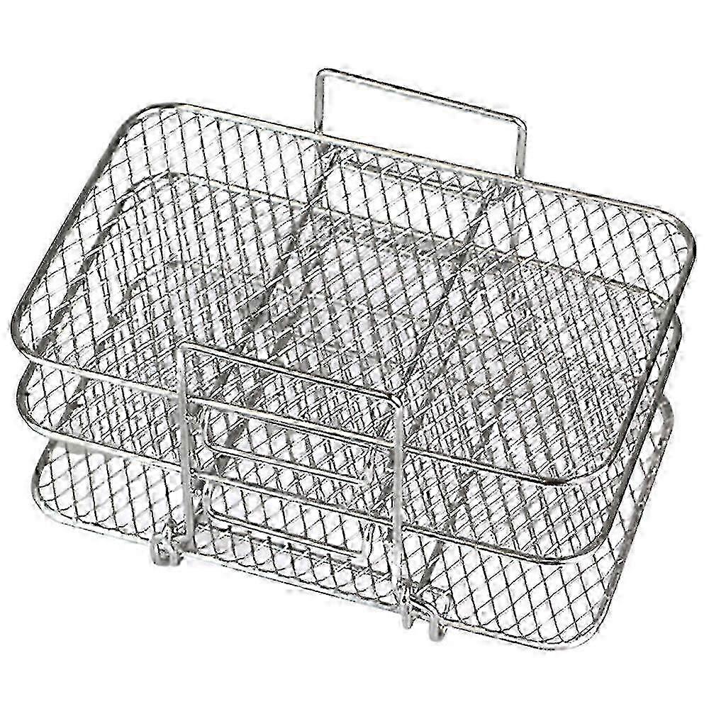 Stainless Steel Dehydrator Rack, Compatible with Ninja Dual Air Fryer