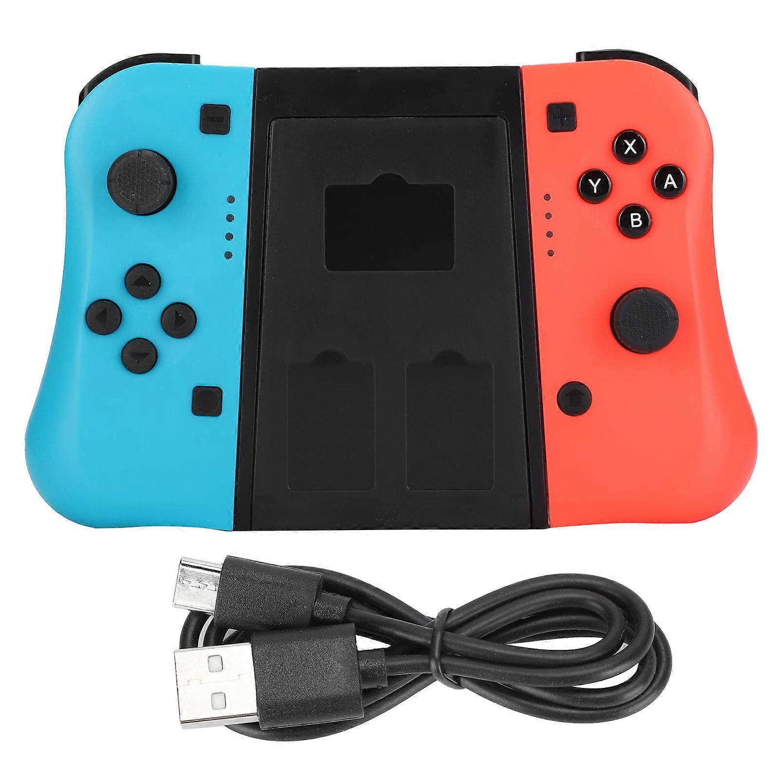 Wireless Bluetooth Gamepad Controllers: Red & Blue Pair for Console Gaming Fun