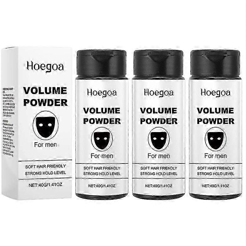 1/2/3PCS Volume Powder For Men Instantly Adds Texture And Volume Natural Ingredients Strong Hold 40g
