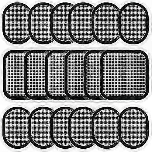 Gel Pads for Abdominal Belts, 6 Packs (18 Pads), Universal Fit, Reusable Electrode Pads for Muscle Stimulation Devices