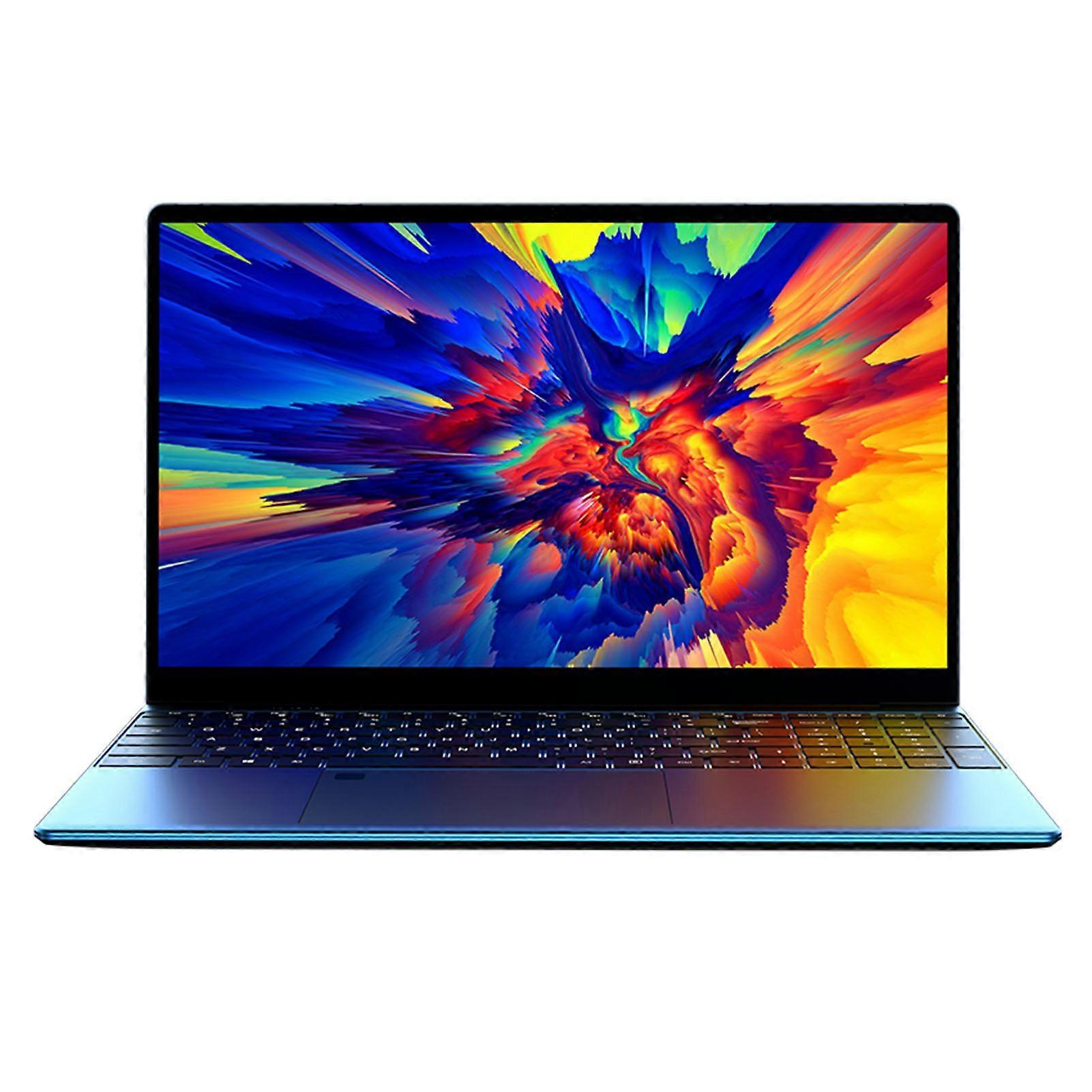Ordinateur portable bleu 15,6 pouces FHD 8 Go DDR4 512 Go SSD rétroéclairage empreinte digitale