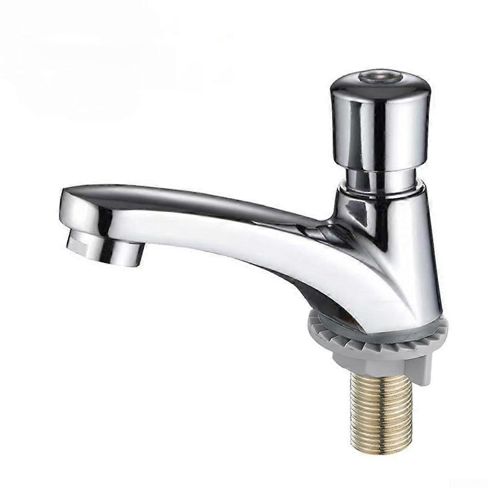 Sink Tap G1/2 Self-Closing Time-Delay Water-Saving Zinc Alloy Basin Faucet For Kitchen And Bathroom