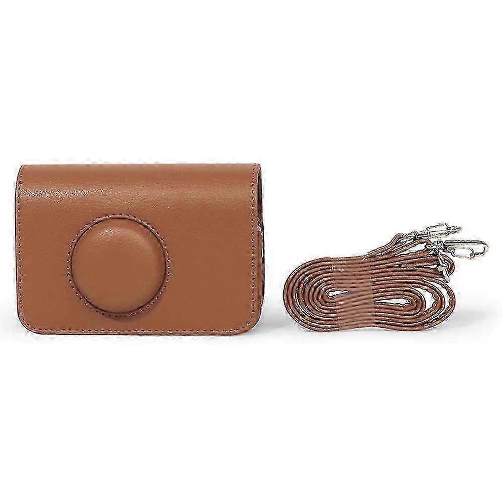 Full Body Leather Camera Case Bag with Strap For Kodak EKTAR H35 / F501 / F9