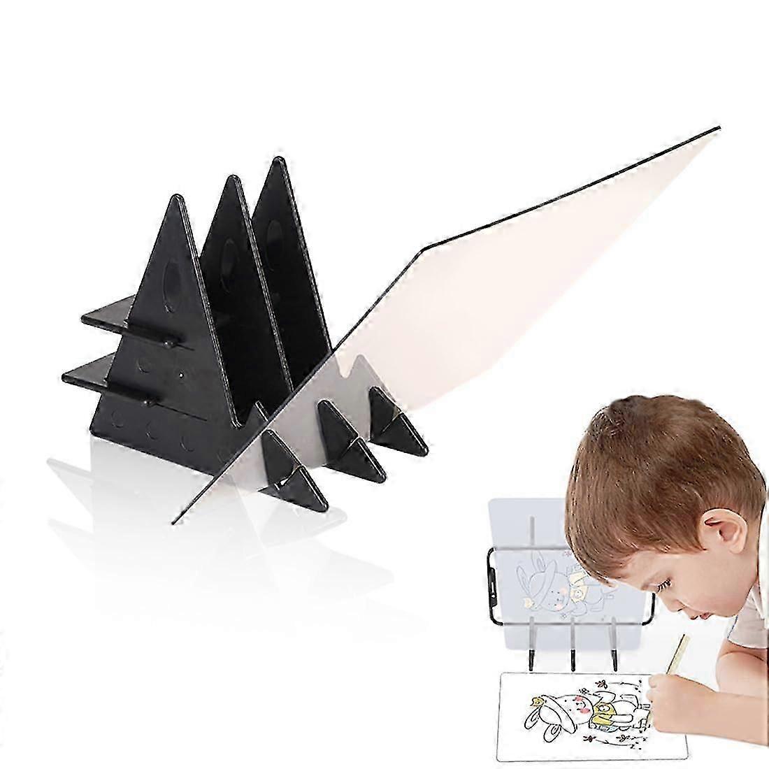 Optical Picture Drawing Board for Mobile Phone Tablets, Lightweight Copy Board, Portable Sketching Tool (13.5 x 20 cm)