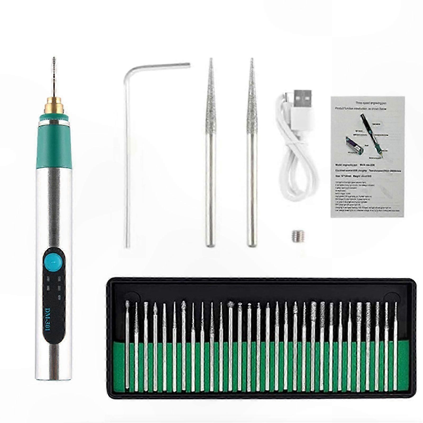 Cordless Engraving Pen with Adjustable Speed for Micro Polishing and Grinding Tasks Handheld Electric Tool Rechargeable